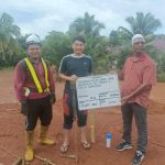 Kerja2 pemeriksaan dan ujian Tanah Tapak Masjid Nurul Iman 1